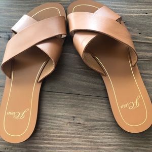 J. Crew Leather Sandals, size 7